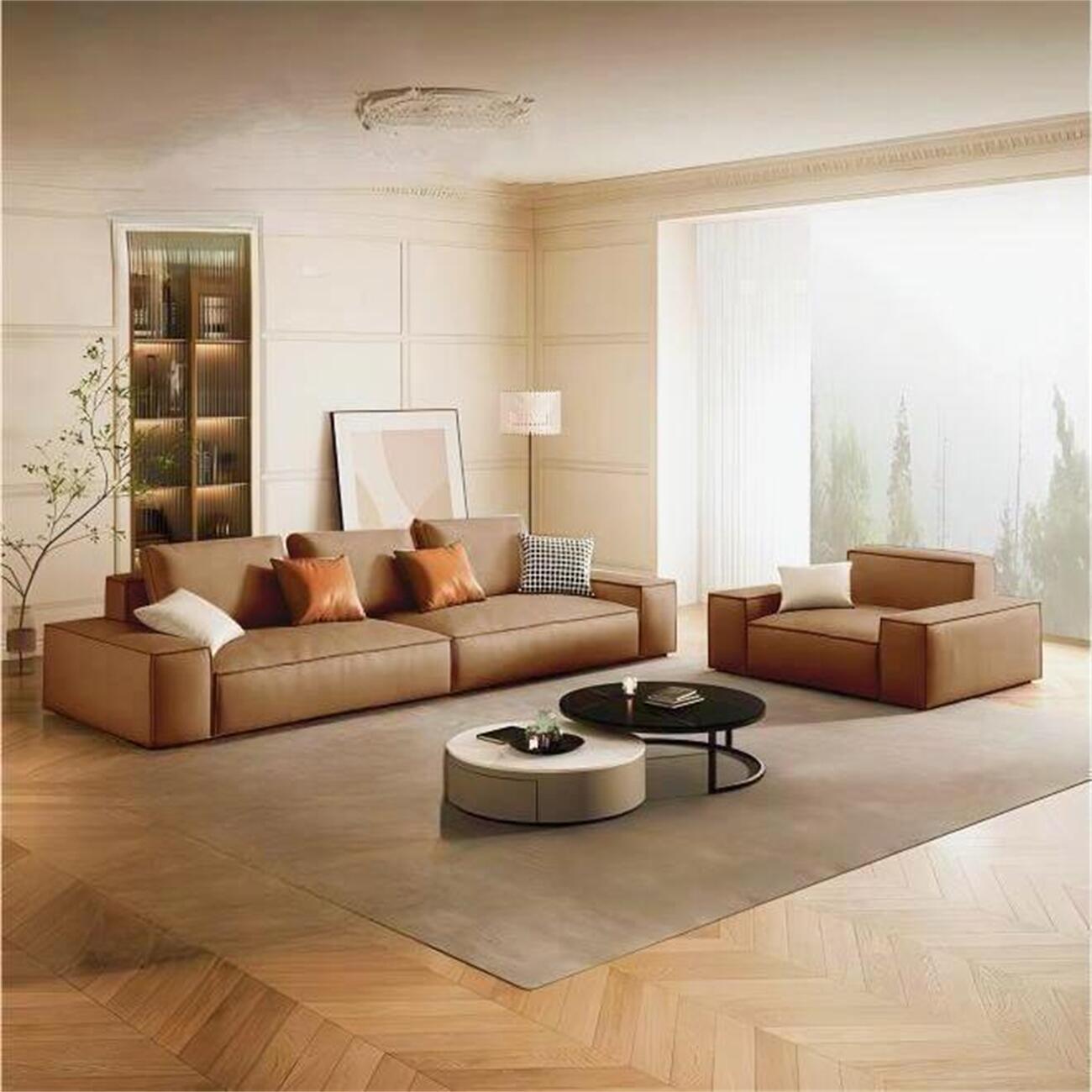 AAF Furniture Modern PU Leather Sofa Set for Living Room,Office