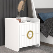 AAF Furniture Table: Luxury Bedside Table with Drawer for Bedroom in Dubai showroom