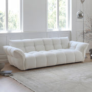 AAF Furniture Cloud Straight Sofa Set Off-White Plus 1-4 Seats for Living Room