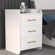 AAF Furniture Table: Luxury Bedside Table with Drawer for Bedroom in Dubai showroom