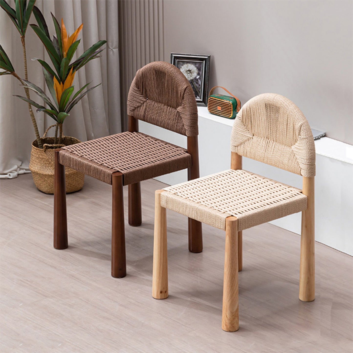 AAF Furniture Luxury Woven Dining Chair Armchair for Living Room Dining Room