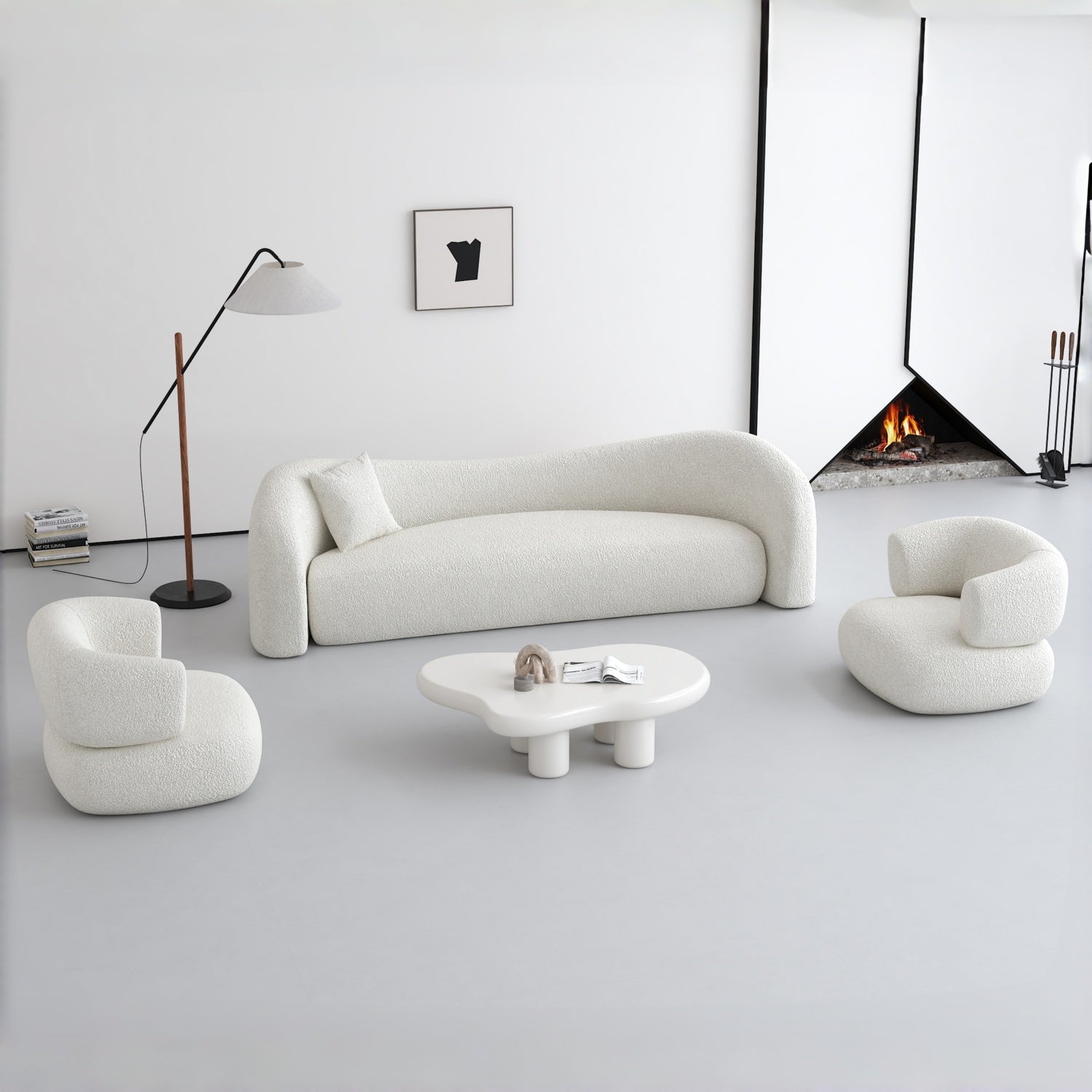 AAF Furniture Luxury Cloud Sofa Set for Living Room Dubai UAE D3