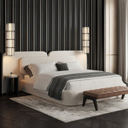 AAF Furniture Bed: Bed Frame Modern Velvet King Queen Size for bedroom Without Mattress in Dubai sho