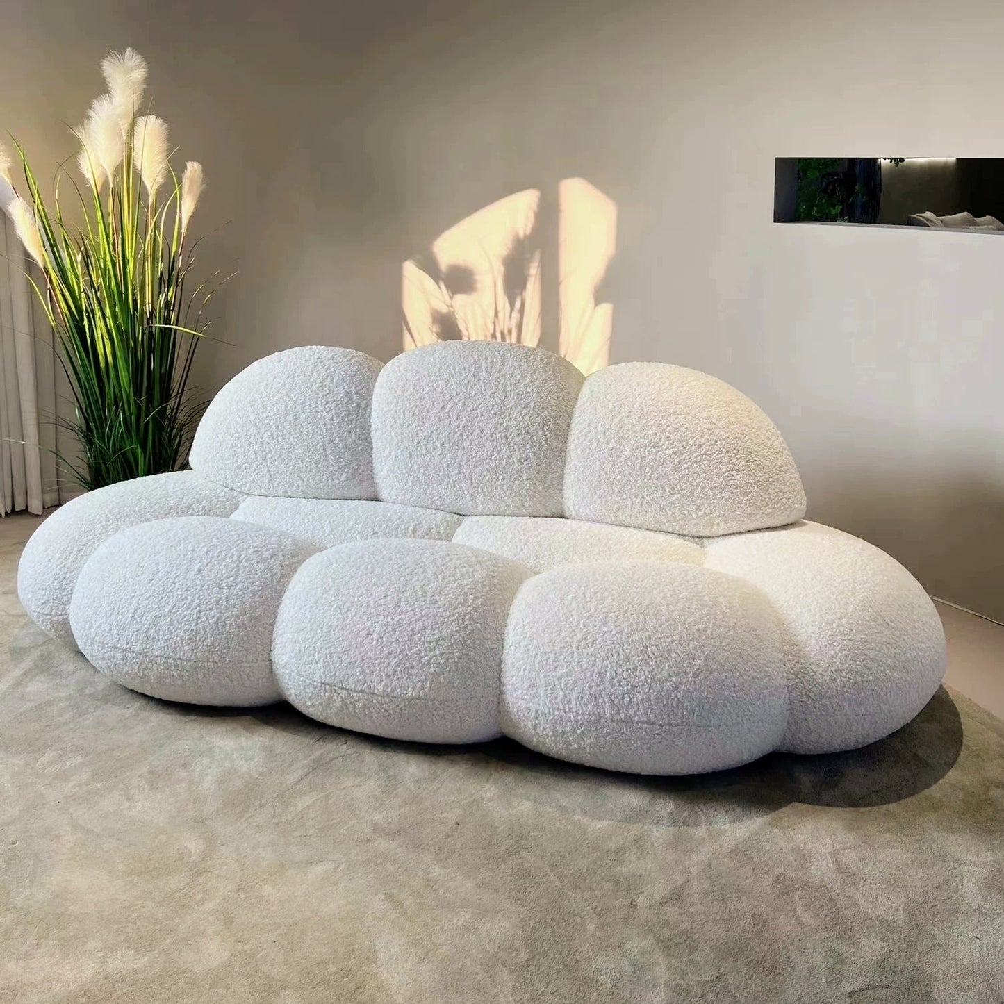 AAF Furniture Fleece Fabric Overstuffed Multifunction  Sofa  for Livingroom Office