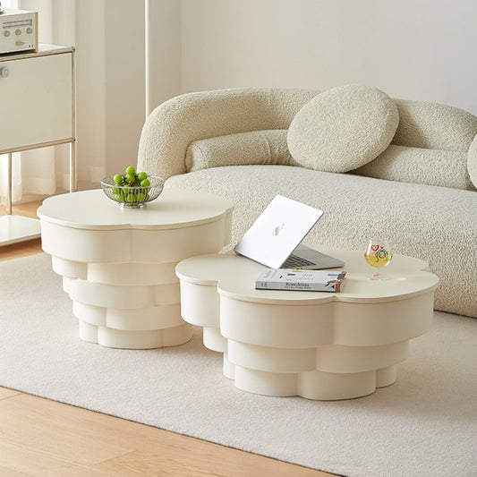 AAF FURNITURE Space-Saving Nesting Table Set for Modern Living Room