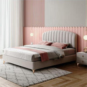 AAF Furniture Bed: Bed Frame Modern King Queen Size for bedroom Without Mattress in Dubai showroom