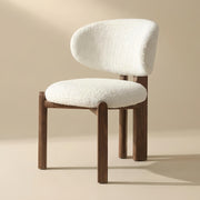 AAF S-Curve Sherpa Chair Cream Sculptural UAE