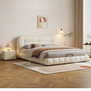 AAF Furniture Bed: Bed Frame Modern Velvet King Queen Size for bedroom Without Mattress in Dubai sho