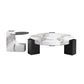 AAF FURNITURE Space-Saving Nesting Table Set for Modern Living Room