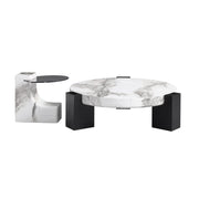 AAF Furniture Coffee Table: Space-Saving Nesting Table Set for Modern Living Room in Dubai showroom