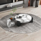 AAF FURNITURE Space-Saving Nesting Table Set for Modern Living Room