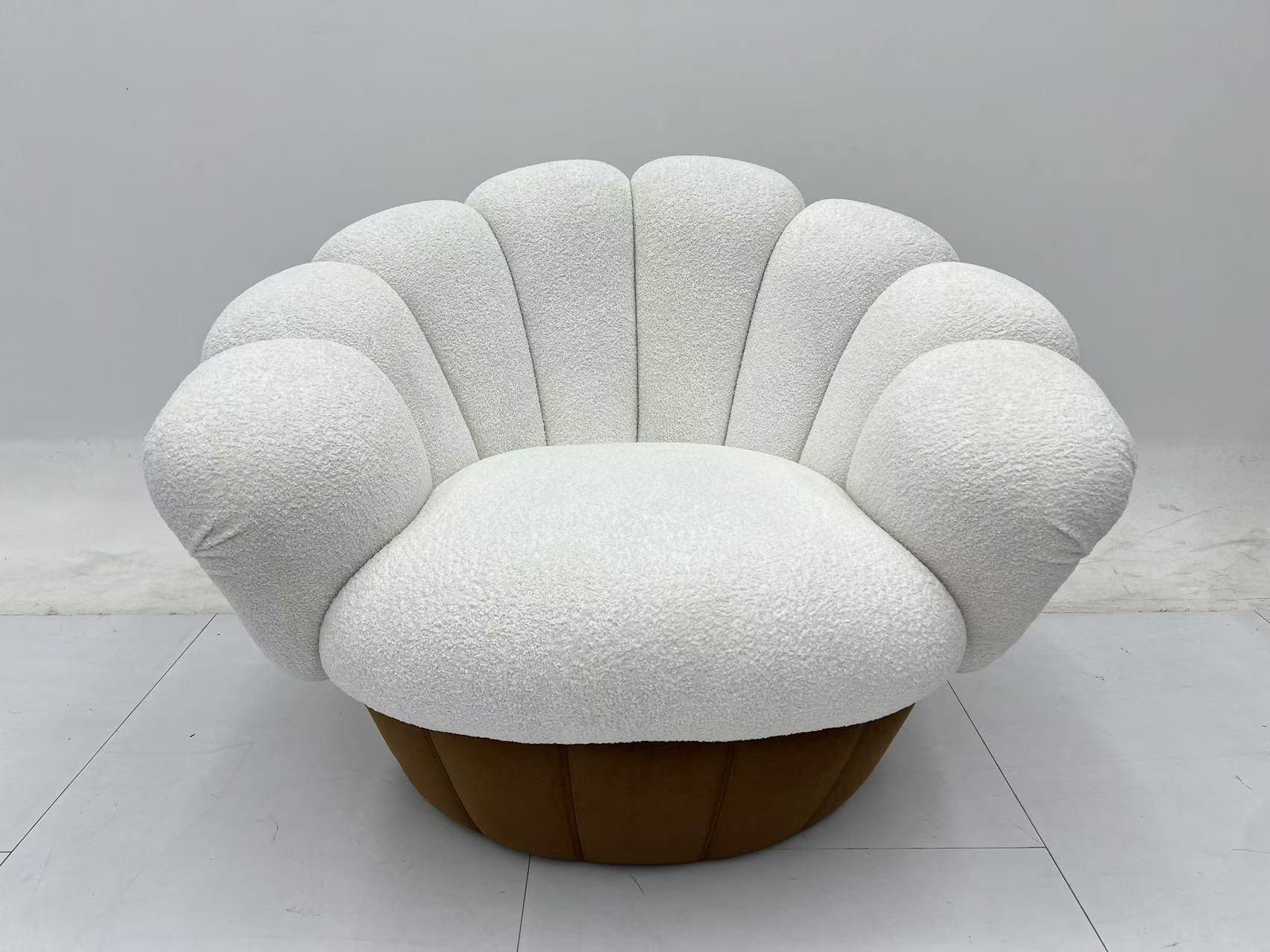 AAF Furniture Cloud Cream Modern Lounge Chair for Living Room
