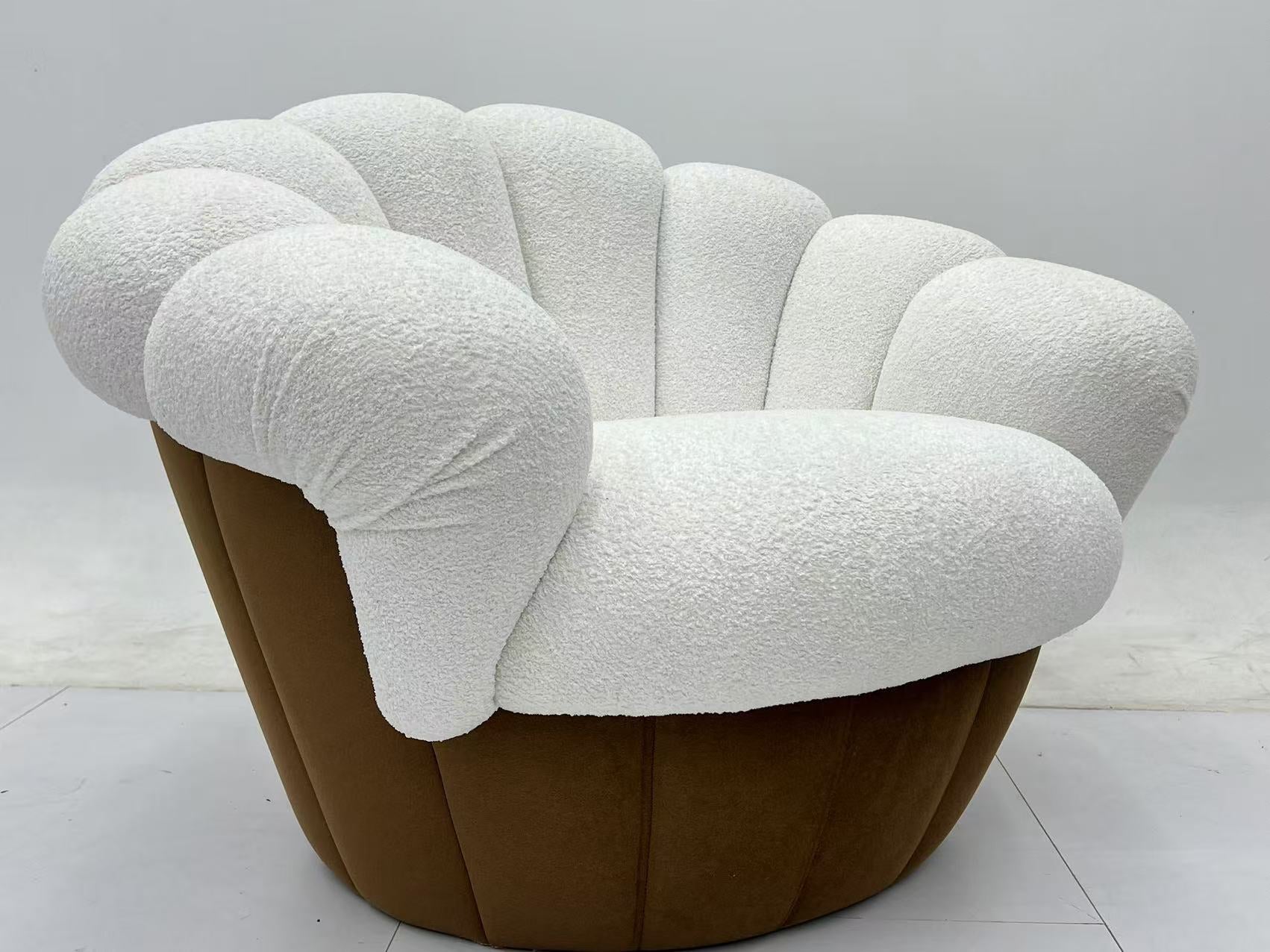 AAF Furniture Cloud Cream Modern Lounge Chair for Living Room