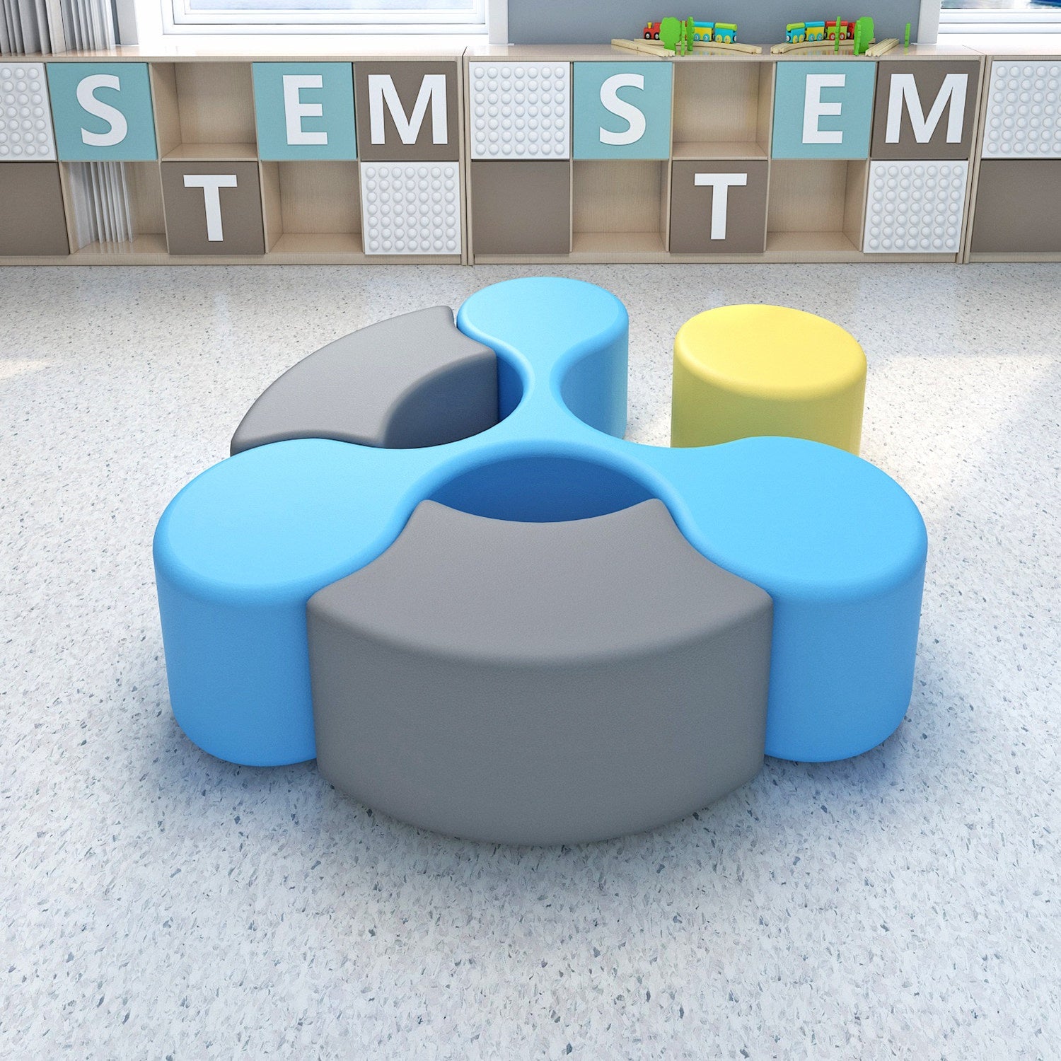 AAF Modular Kids Seating System Classroom Playroom UAE