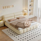 AAF Furniture Bed Frame Modern Velvet King Queen Size for bedroom Without Mattress