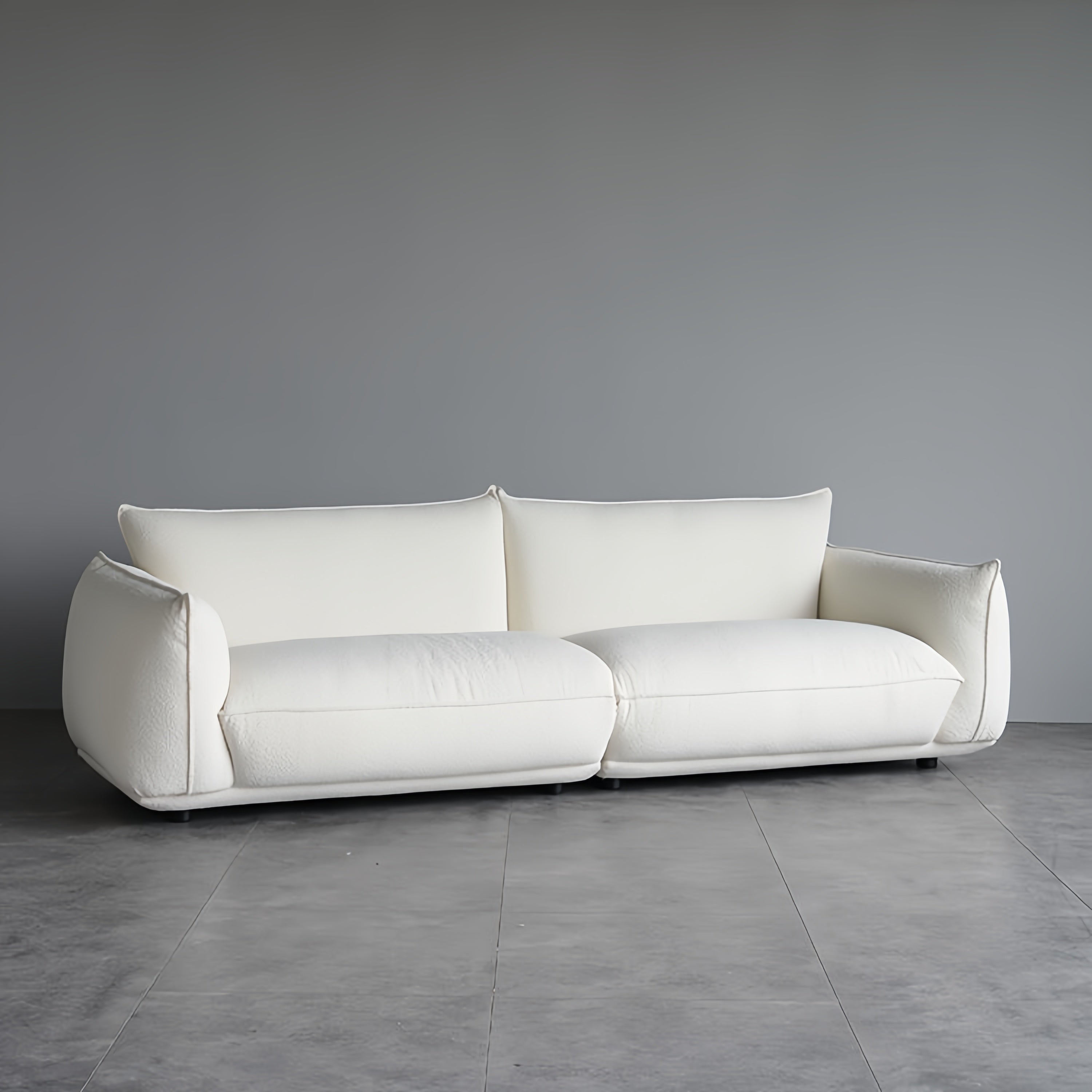 AAF FURNITURE Light Luxury Fabric Cloud Shaped Sofa set for Livingroom