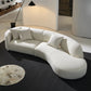 AAF Furniture Fleece Fabric Overstuffed Multifunction Arc-shaped Sofa set for Livingroom Office