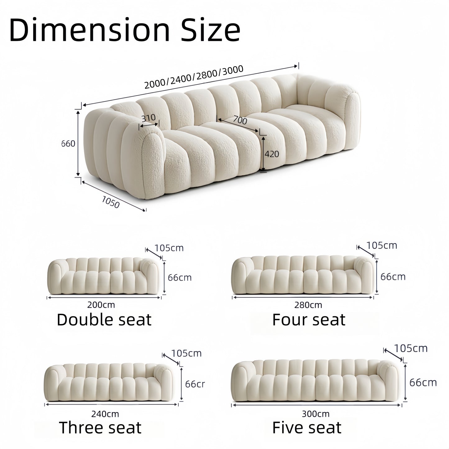 AAF Furniture Fleece Fabric Overstuffed Multifunction Pumpkin shaped Sofa Chair set for Livingroom Office