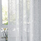 2 Panels Sheer Color Chiffon Tulle Light Window Textile Curtains Drapes for Bedroom Livingroom