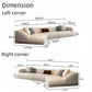 AAF FURNITURE Fleece Fabric Overstuffed Multifunction Sofa set for Livingroom Office