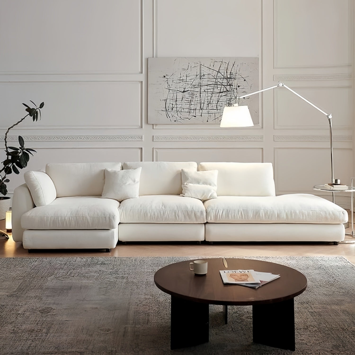 AAF Furniture Luxury Cloud Sofa Set for Living Room Dubai UAE