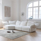 AAF Furniture Fleece Fabric Overstuffed Multifunction Flower Shape Sofa  for Livingroom Office