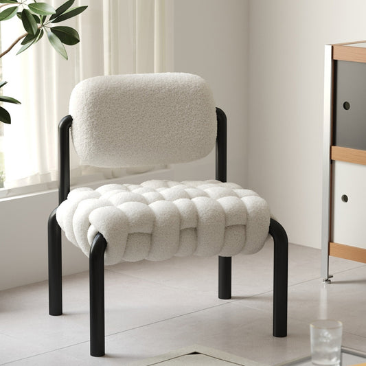 AAF Furniture Luxury Sheep Shaped Accent Armchair for Living Room
