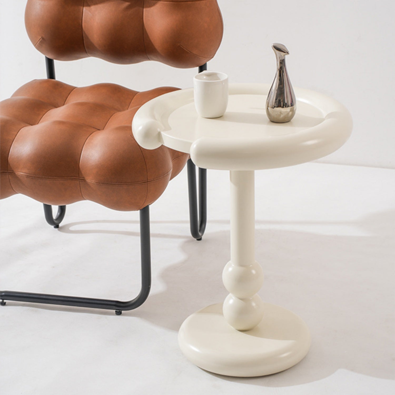 AAF FURNITURE Contemporary Side Table for Modern Living Room