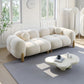 AAF Furniture Light Luxury Fabric Cloud Shaped Sofa set for Livingroom