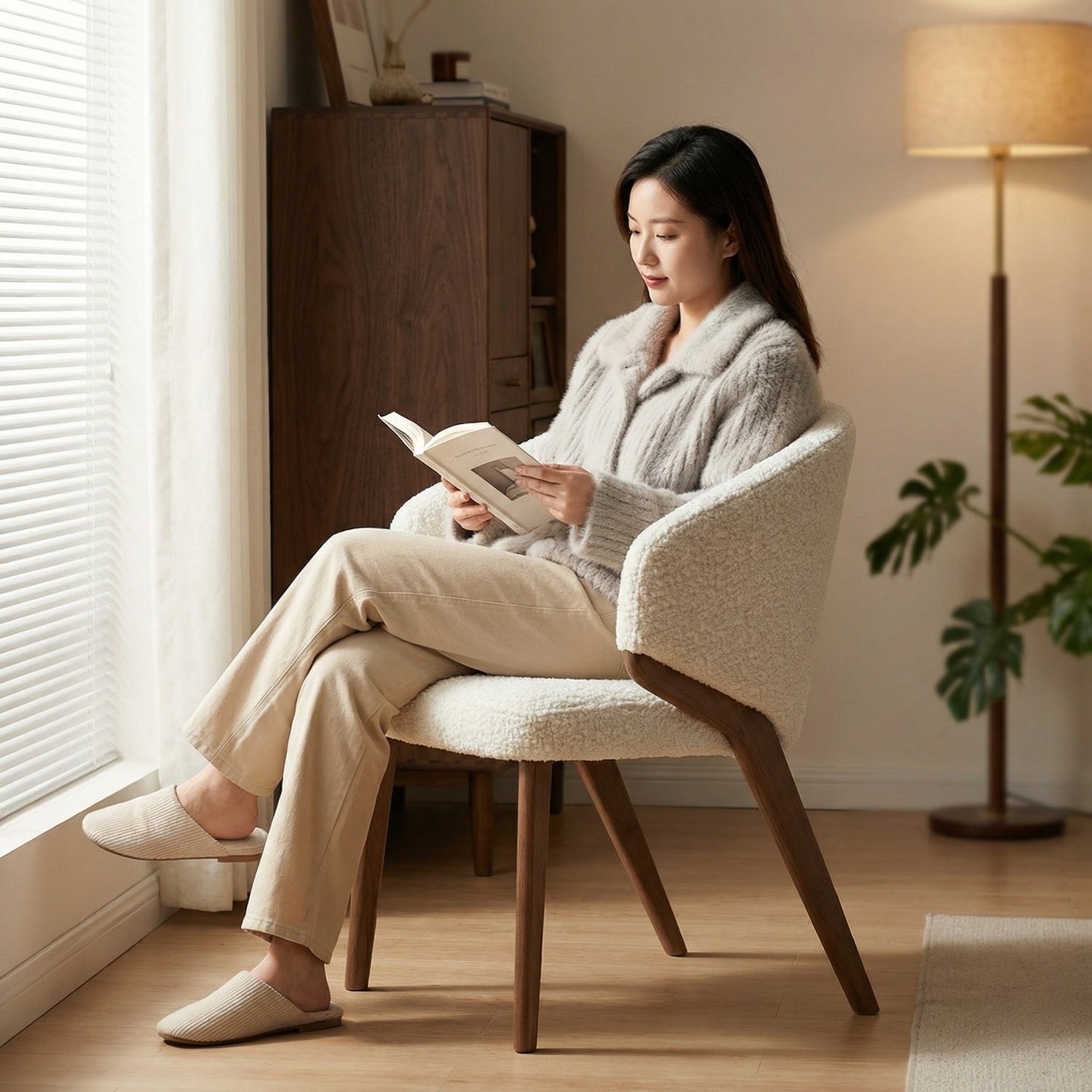 AAF Sherpa Chair Cream Healing Comfort UAE