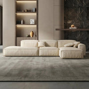 AAF Wabi-Sabi Modular Fabric Sofa – Minimalist Block Design for Modern Living Room