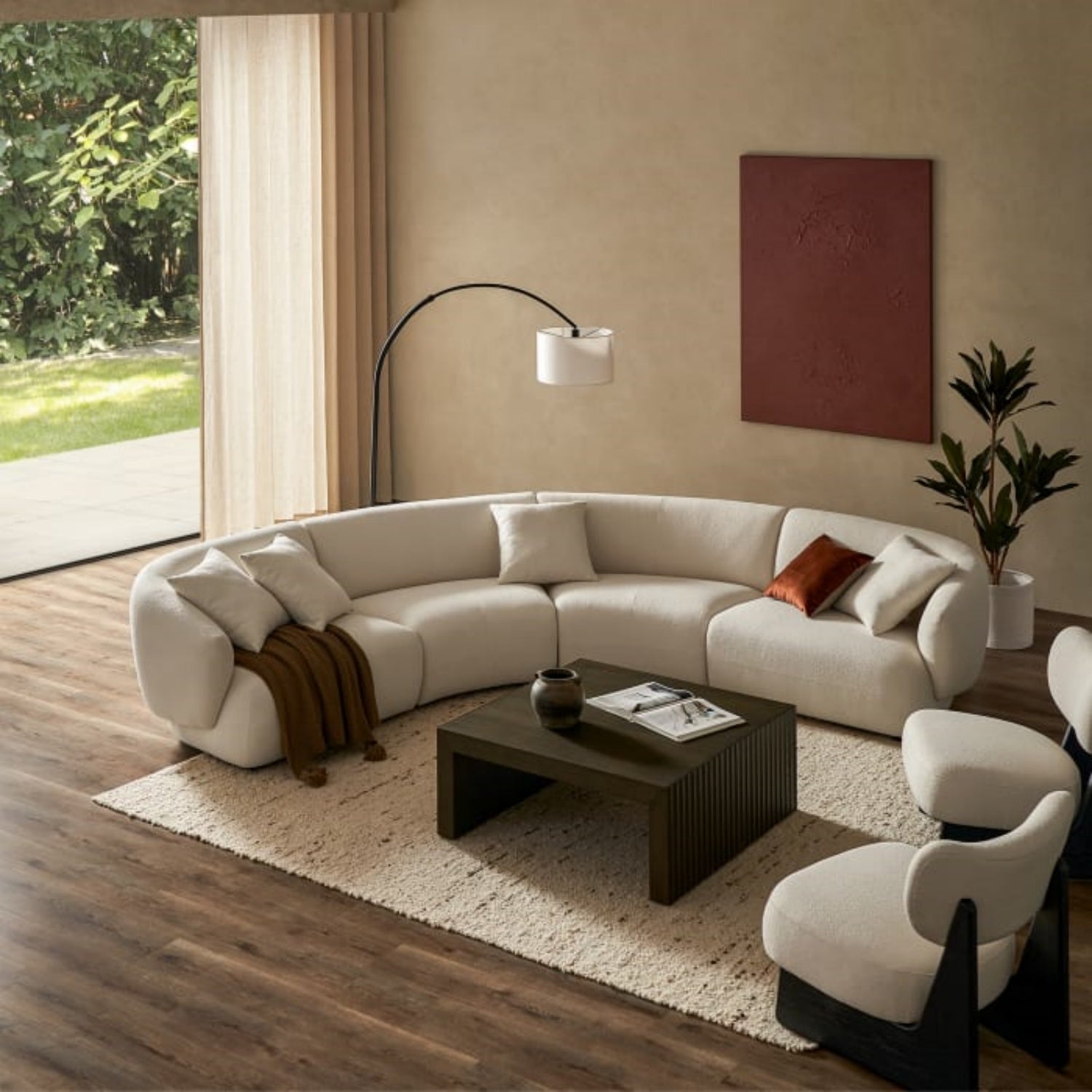 AAF Furniture Luxury Cloud Sofa Set for Living Room Dubai & UAE D3