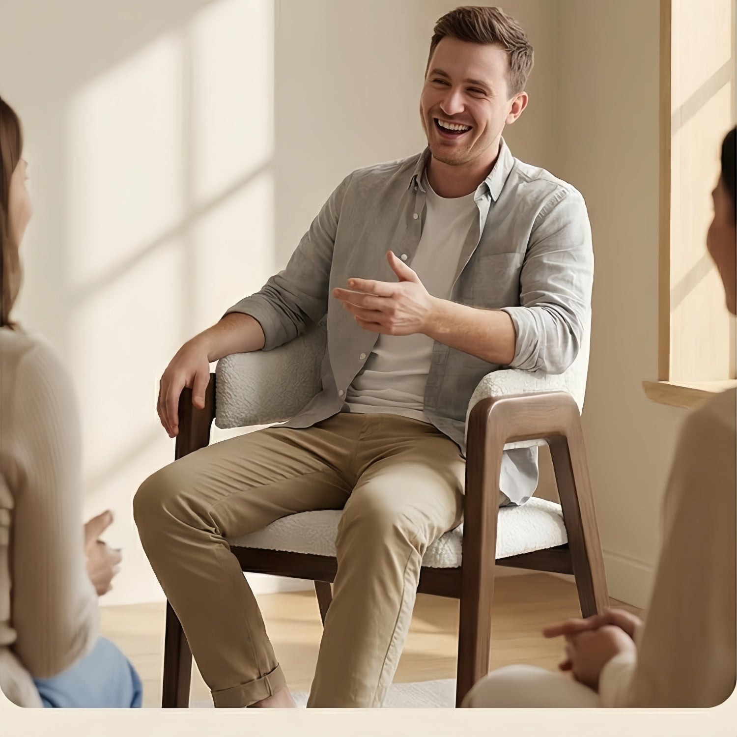 AAF Sherpa Chair Cream Golden Combo UAE