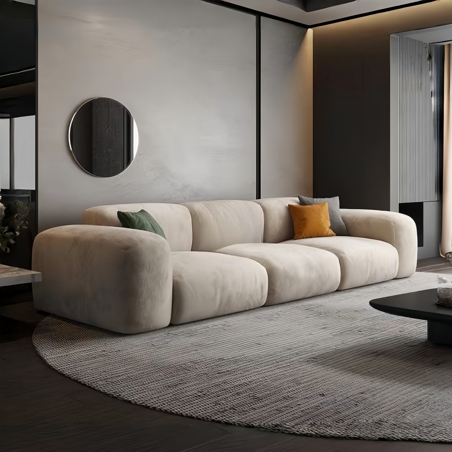 AAF Furniture Luxury Cloud Sofa Set for Living Room Dubai UAE D4