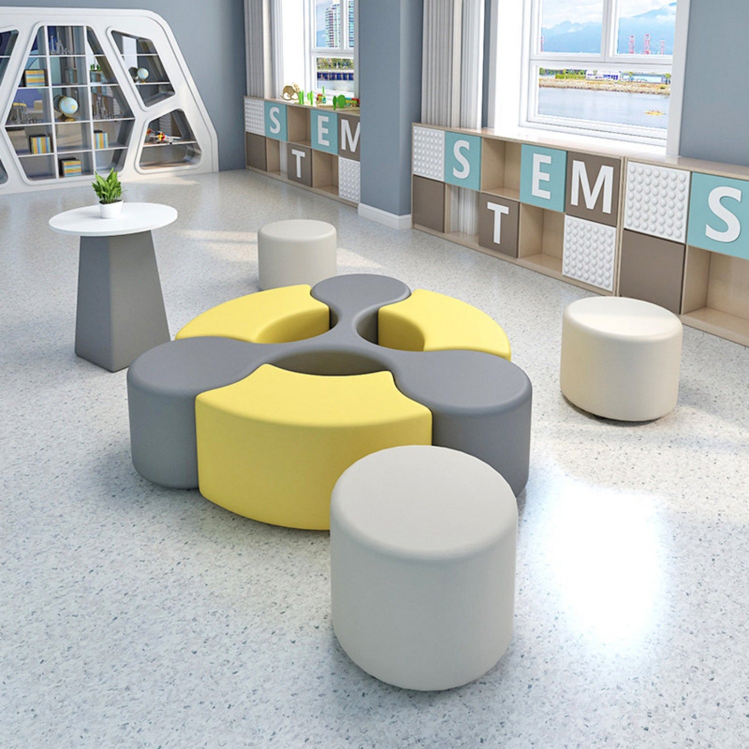 AAF Modular Kids Seating System Classroom Playroom UAE
