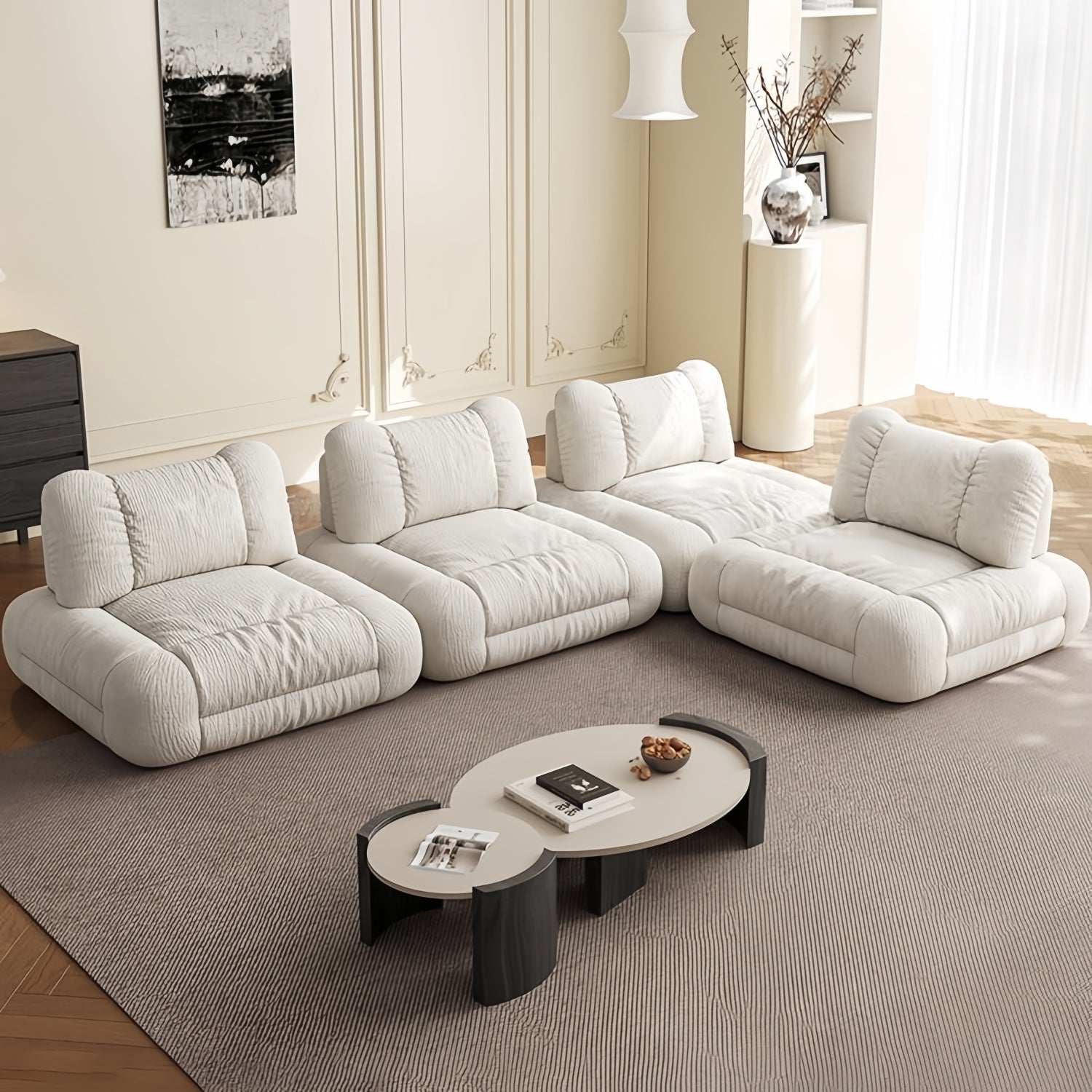 AAF Furniture Luxury Cloud Sofa Set for Living Room UAE Online D3