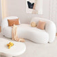 AAF Furniture Fleece Fabric Overstuffed Multifunction Arc-shaped Sofa set for Livingroom Office