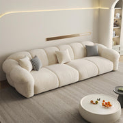 AAF Furniture Sofa: Light Luxury Fabric Cloud Shaped Sofa set for Livingroom in Dubai showroom