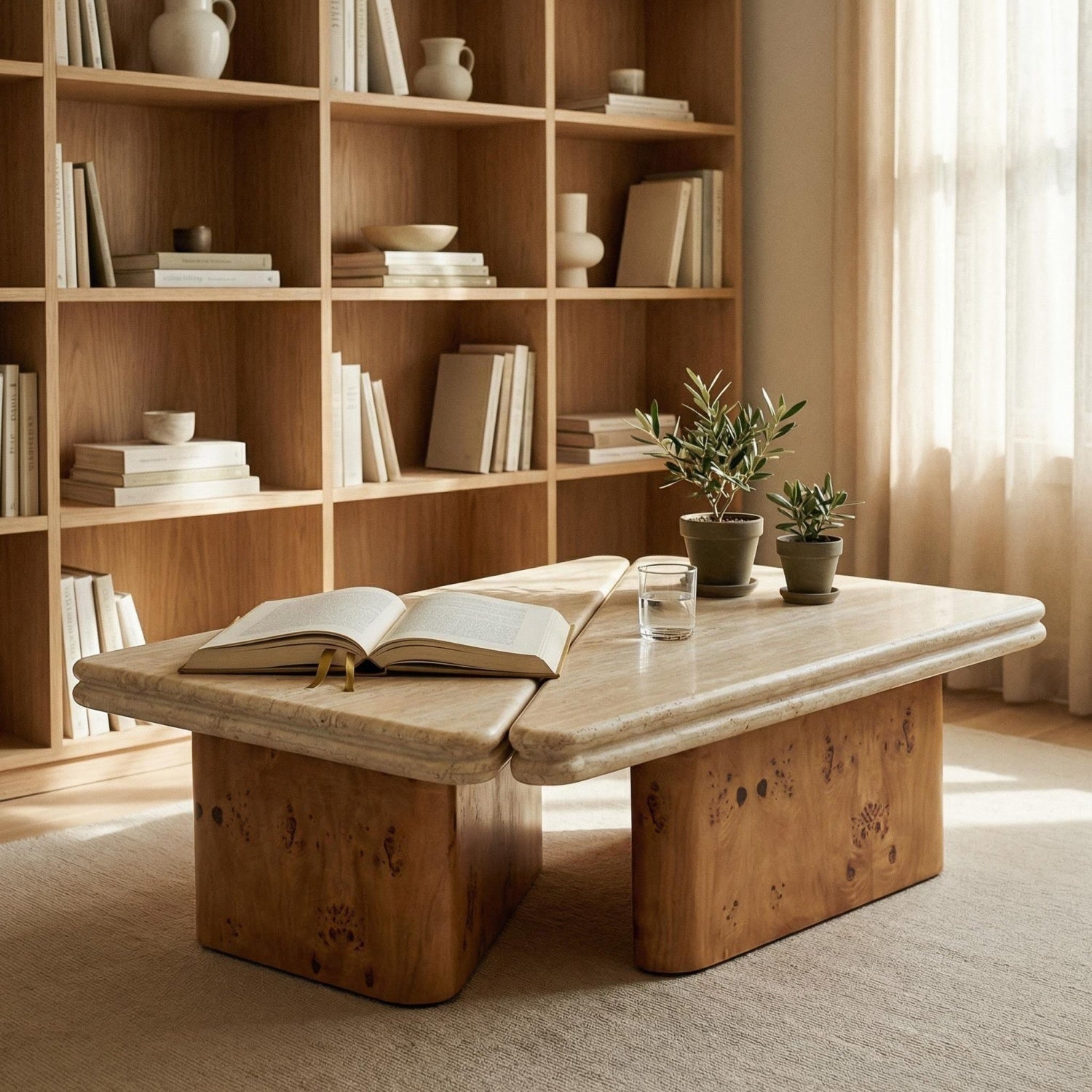 مجموعة طاولات متداخلة موفرة للمساحة من AAF FURNITURE لغرفة المعيشة الحديثة