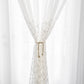 2 Panels Sheer Color Chiffon Tulle Light Window Textile Curtains Drapes for Bedroom Livingroom