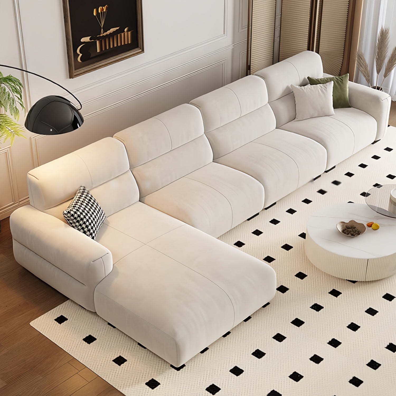 AAF Furniture Luxury Cloud Sofa Set for Living Room Dubai UAE D2