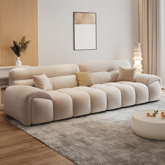 AAF FURNITURE Light Luxury Fabric Cloud Shaped Sofa set for Livingroom