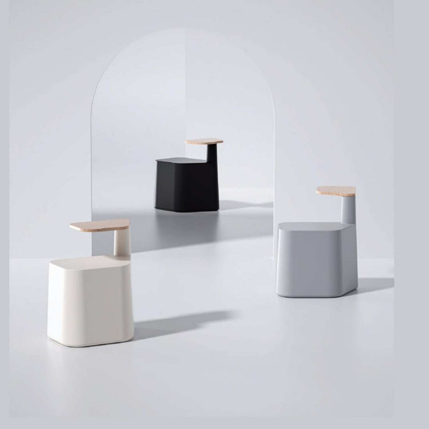 AAF FURNITURE Contemporary Side Table for Modern Living Room