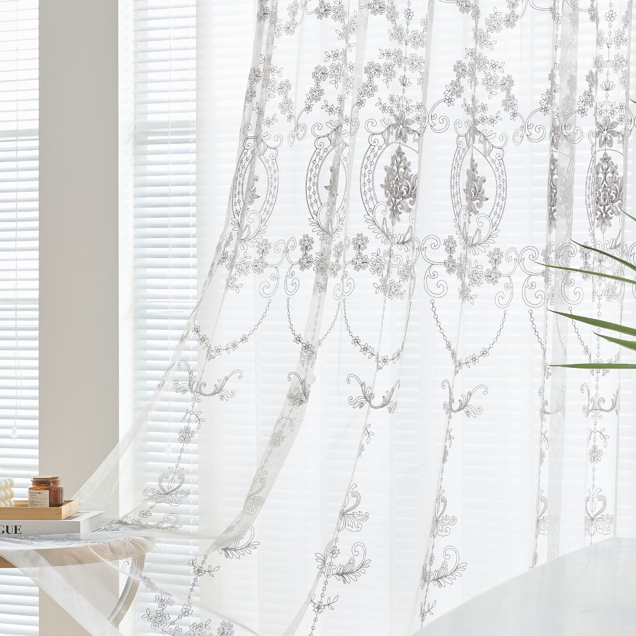 2 Panels Sheer Color Chiffon Tulle Light Window Textile Curtains Drapes for Bedroom Livingroom