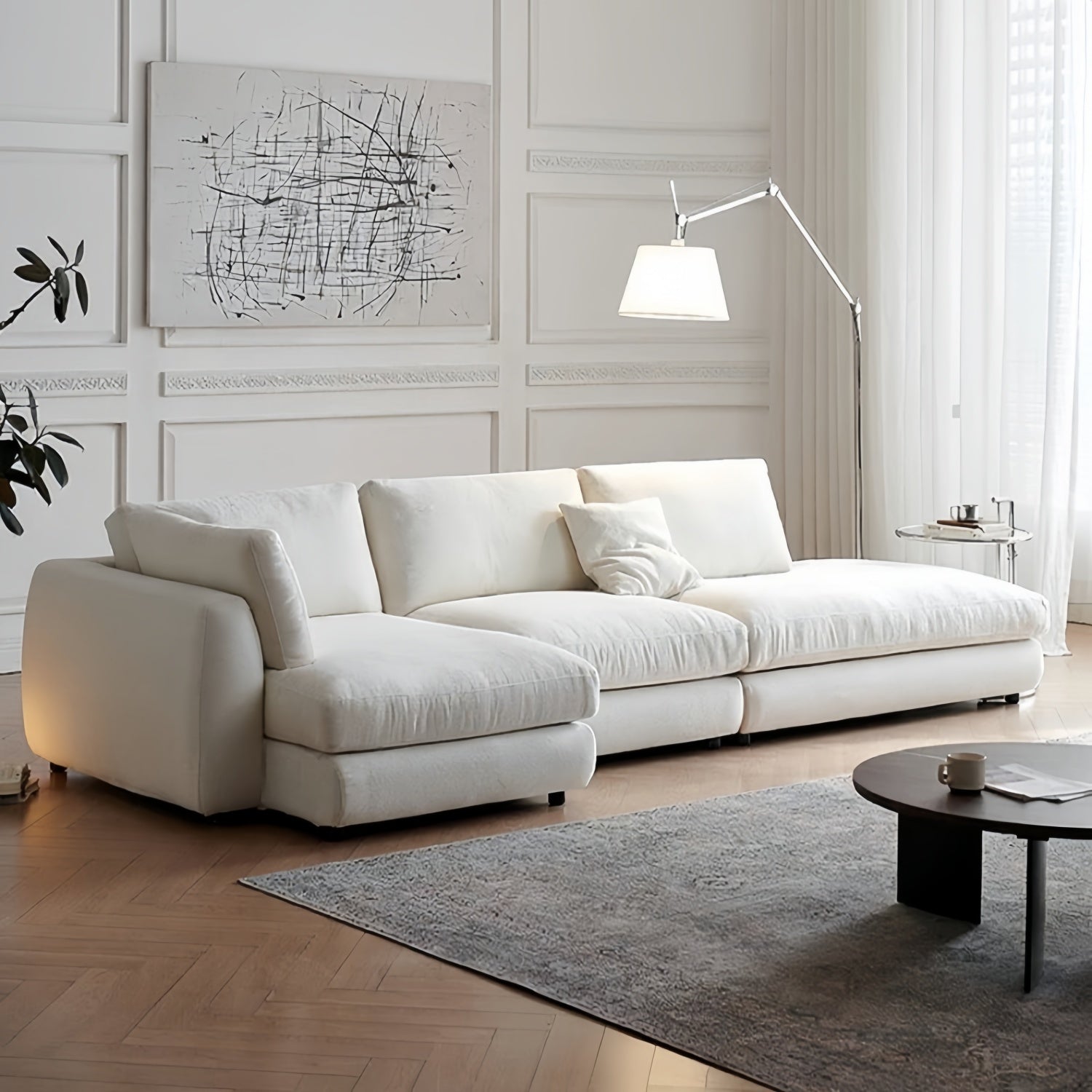 AAF Furniture Luxury Cloud Sofa Set for Living Room Dubai UAE