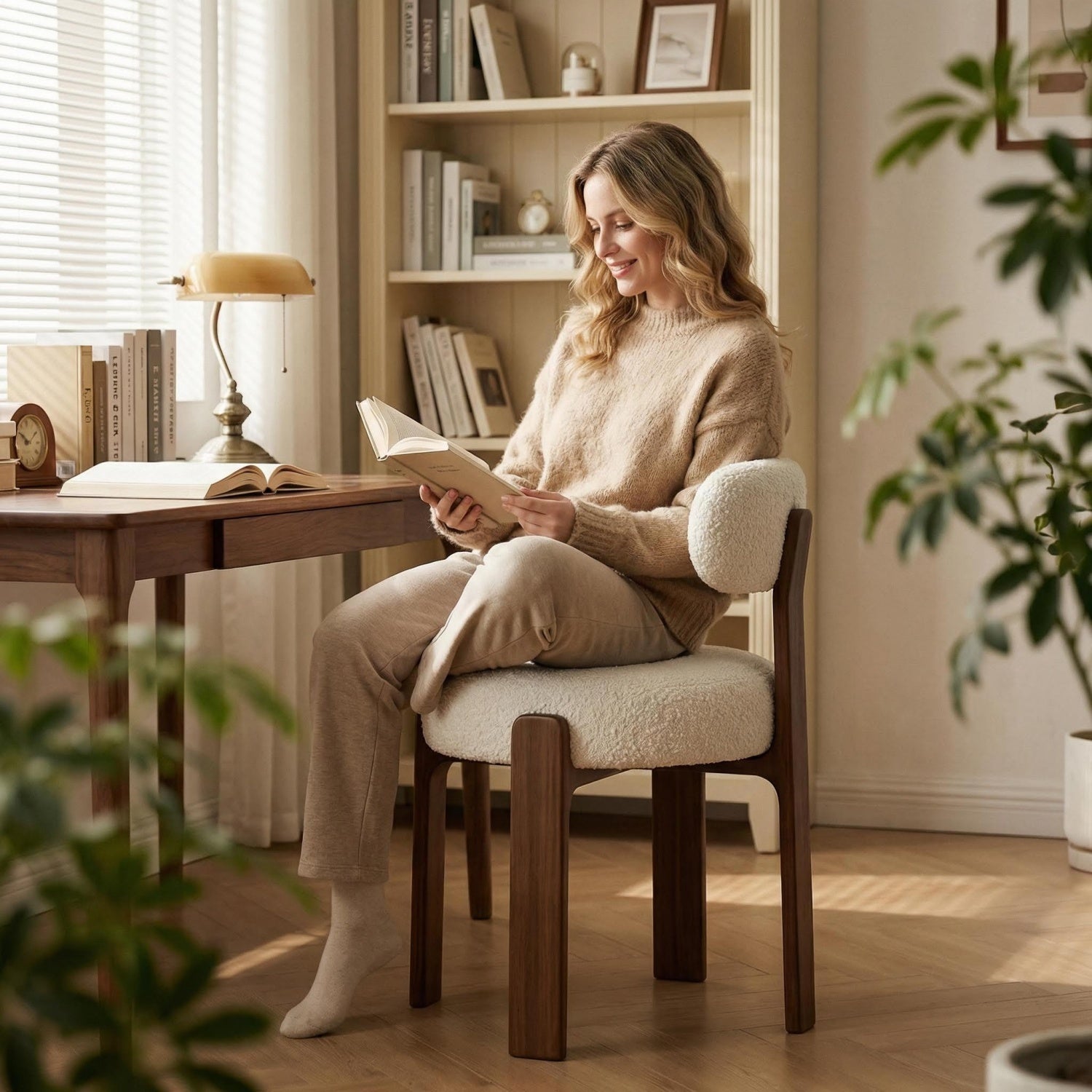 AAF Sherpa Chair Cream Versatile Living UAE