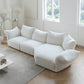 AAF Furniture Fleece Fabric Overstuffed Multifunction Flower Shape Sofa  for Livingroom Office