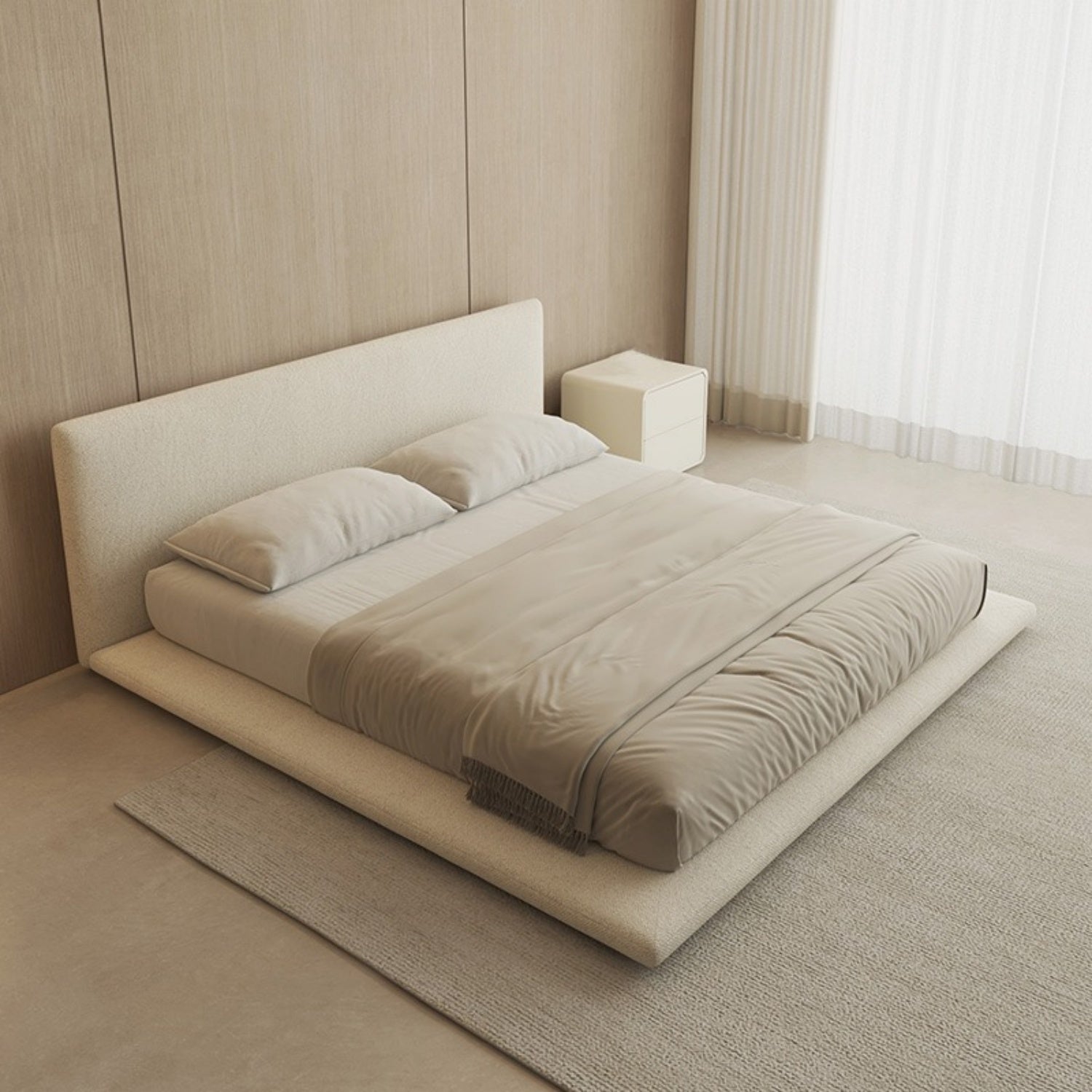 AAF Furniture Linen Bed Frame for Bedroom UAE Online