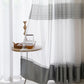 2 Panels Sheer Color Chiffon Tulle Light Window Textile Curtains Drapes for Bedroom Livingroom