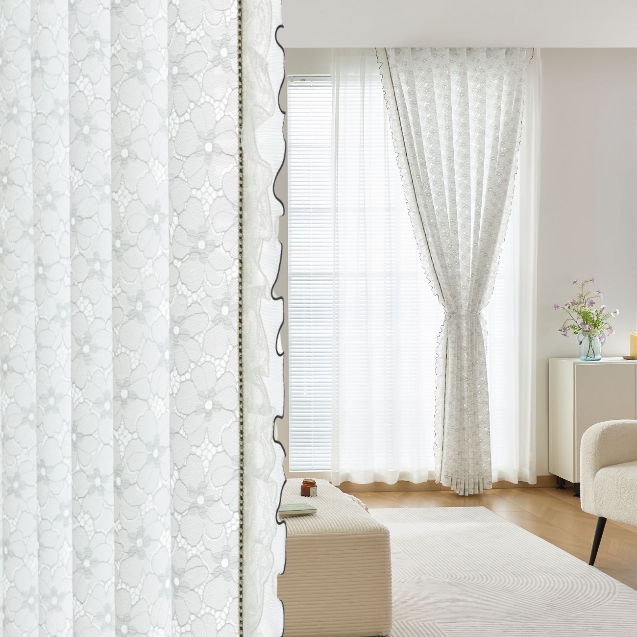 2 Panels Sheer Color Chiffon Tulle Light Window Textile Curtains Drapes for Bedroom Livingroom
